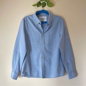 Mango Kids Boys Long Sleeve Button Down Shirt, Size 9/10 years